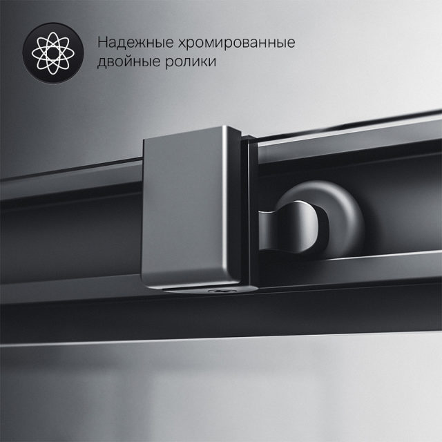 Душевой уголок AM.PM Gem S 120х80 W93G-404-120280-BT профиль Черный матовый стекло прозрачное — изображение 8