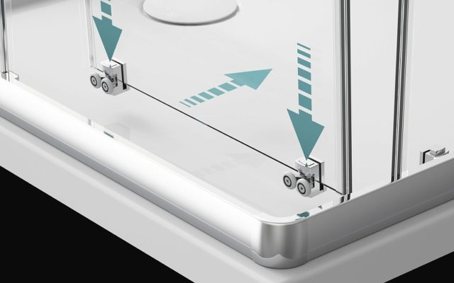 Душевой уголок Radaway Premium Plus A 1700 90x90 30401-01-06N профиль Хром стекло фабрик — изображение 4