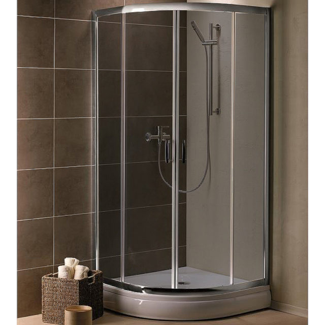 Душевой уголок Radaway Premium Plus A 1900 90x90 30403-01-05N профиль Хром стекло графит — изображение 2