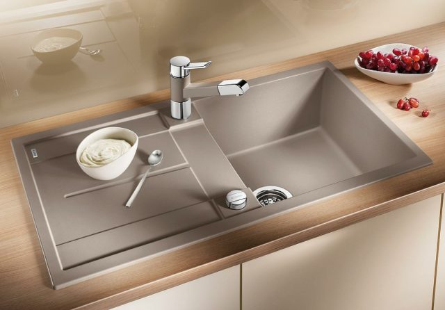 Кухонная мойка Blanco Metra 5 S 517348 Серый беж — изображение 4
