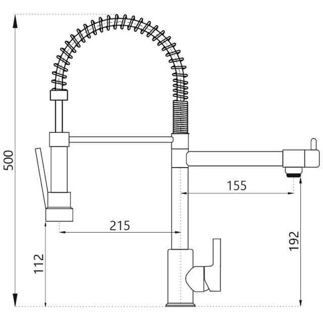 Смеситель для кухни BRNOU BR-706 Белый — изображение 7