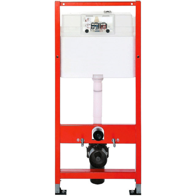Комплект унитаза Berges Gamma 081105 с инсталляцией Tece Base K440407 с сиденьем Микролифт и Черной матовой клавишей смыва — изображение 4