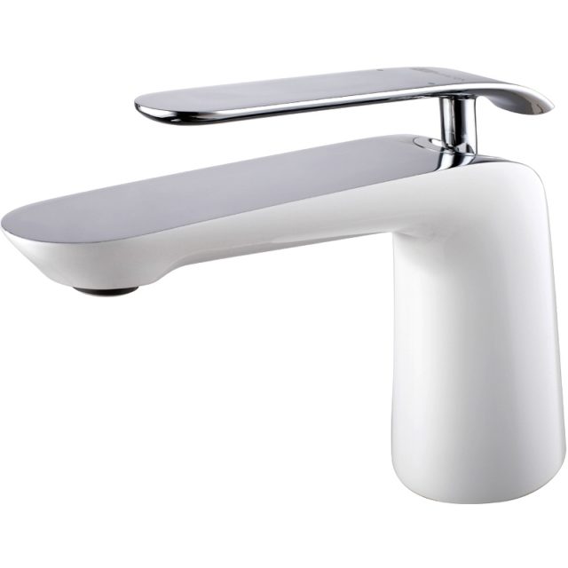 Смеситель для раковины Lemark Melange LM4906CW Хром Белый