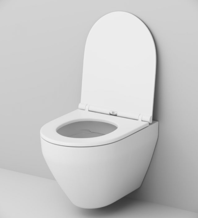 Унитаз AM.PM Spirit FlashClean C701700WH подвесной безободковый c сиденьем микролифт 57WH — изображение 3