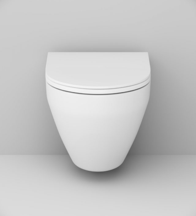Унитаз AM.PM Spirit FlashClean C701700WH подвесной безободковый c сиденьем микролифт 57WH — изображение 4