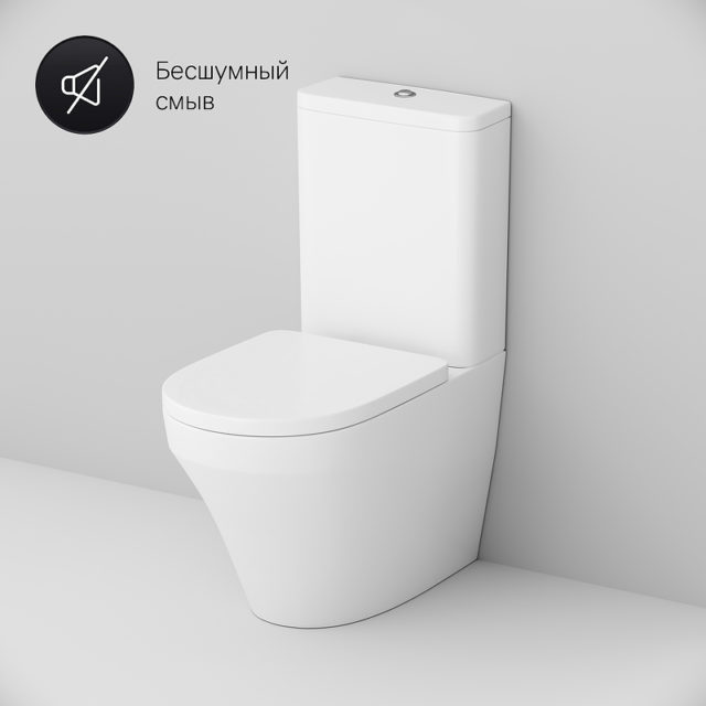 Унитаз напольный AM.PM Inspire C508607WH с сиденьем микролифт — изображение 11