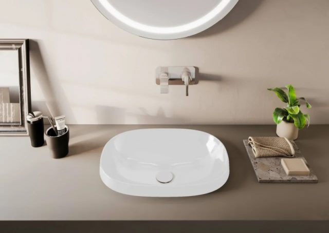 Раковина Vitra Frame 56 5652B403-0016 Белая — изображение 2
