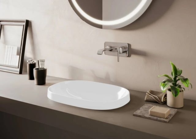 Раковина Vitra Frame 56 5652B403-0016 Белая — изображение 3