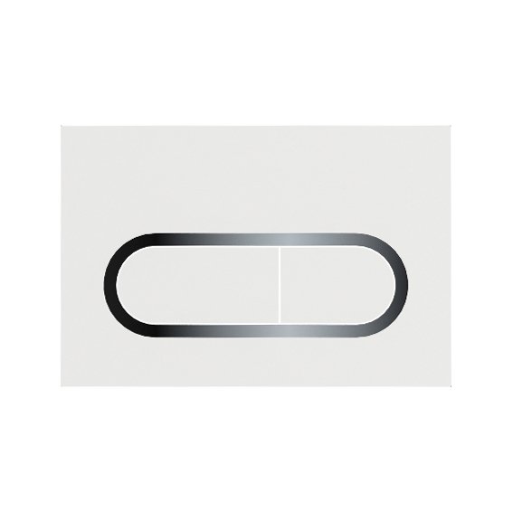 tlacitko chrome white сантехника от Santehni-ko.store