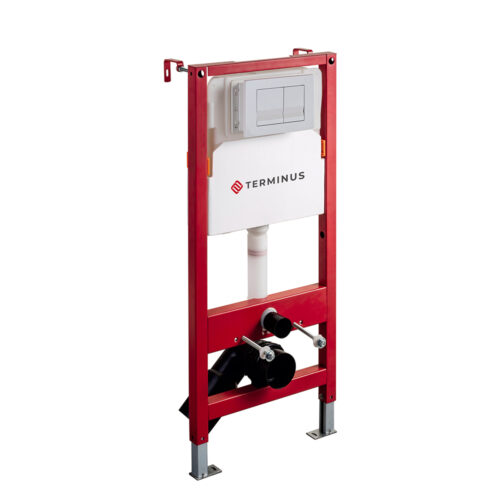 Система инсталляции для подвесного унитаза 4 в 1 Terminus, с клавишей