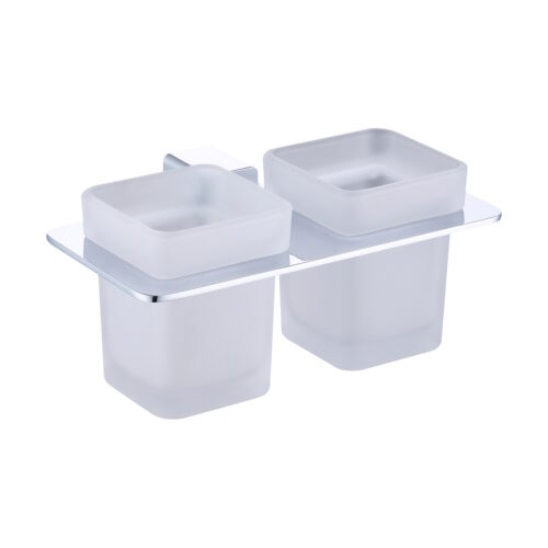 Стакан для ванной комнаты двойной Raglo R301.08, хром