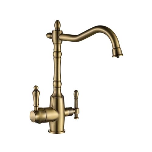Смеситель для кухни Ulgran U-018, бронза