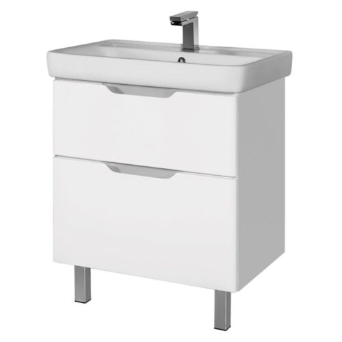 Тумба под раковину подвесная/напольная Dreja Q Plus 70 см, белый