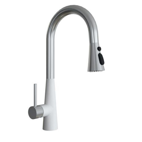 Смеситель для кухни с выдвижным изливом Florentina ВИТА 313.29Н.1223.201, жасмин