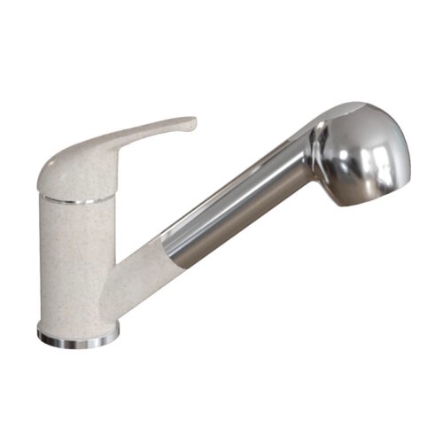 Смеситель для кухни с выдвижным изливом Dr. Gans Соната 319.04L.1223.408, серый