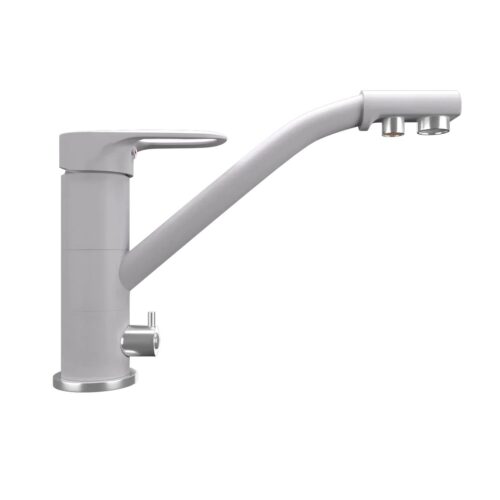 Смеситель для кухни Ulgran UQ-010-04, платина