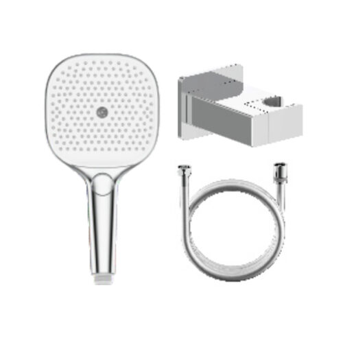 Лейка для душа с держателем и шлангом Raglo R476.41, хром