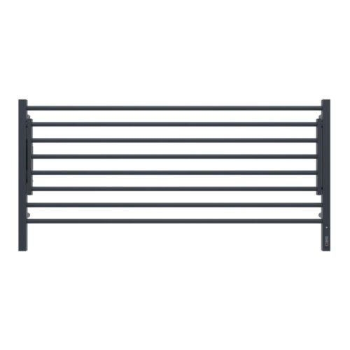 Полотенцесушитель электрический с полкой Terminus Горизонт П8 120х60 КС, черный муар