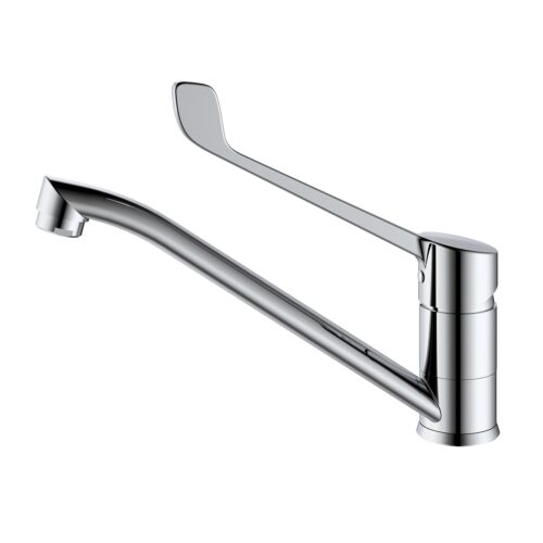 Смеситель для раковины с хирургической ручкой Splenka S08.42, хром