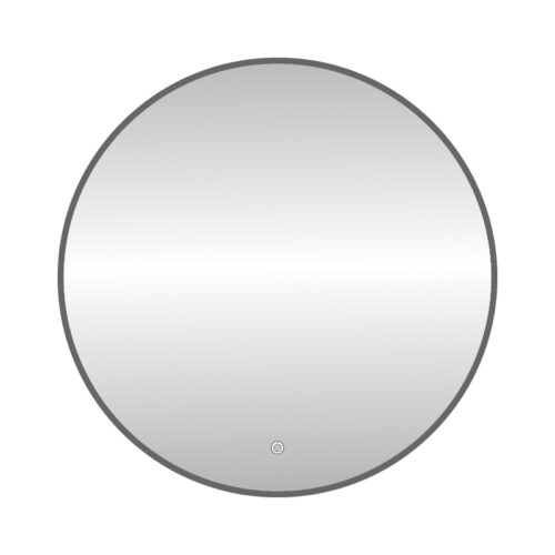 Зеркало с подсветкой LED Fixsen FX-1080F круглое 80х80 см, графит