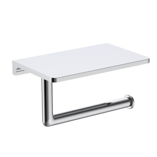 Держатель для туалетной бумаги с полочкой Raglo R320.03, хром