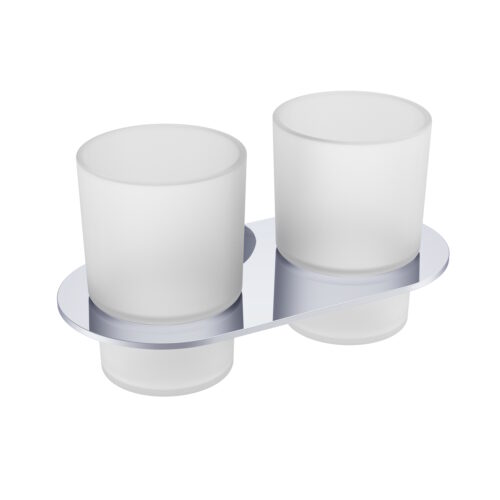 Стакан для ванной комнаты двойной Raglo R300.08, хром