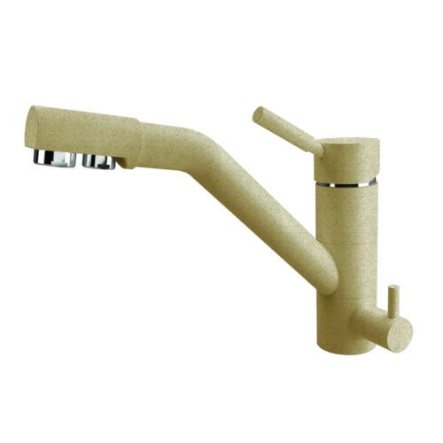 Смеситель для кухни с подключением фильтра Dr. Gans Дуэт 339.07L.2123.405, терра