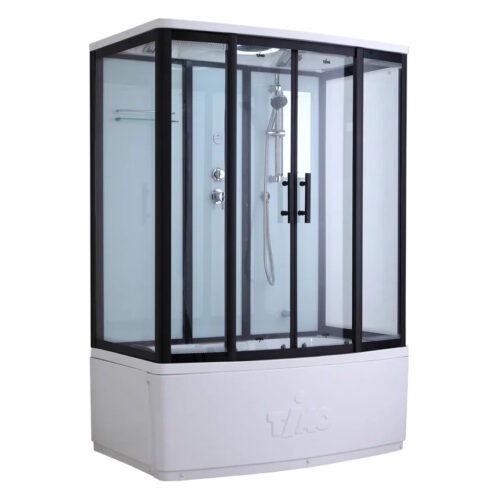 Душевая кабина (душевой бокс) Timo Standart Black T-6650B, 150x88x220