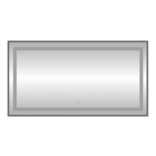 Зеркало с подсветкой LED Fixsen FX-2120F прямоугольное 120х80 см, графит