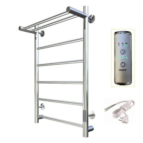 Полотенцесушитель электрический с полочкой (лесенка) Тругор Аспект Пэк сп 1 П 80х40 см