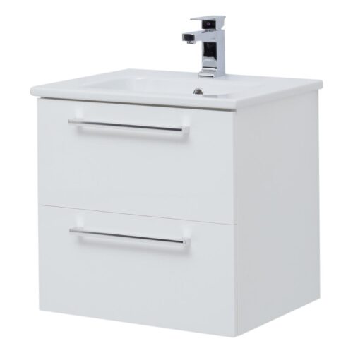 Тумба под раковину подвесная Dreja Gio 60 см, белый