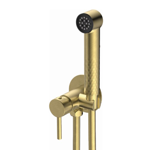 Гигиенический душ со смесителем Splenka S99.52.03, сатин золотой