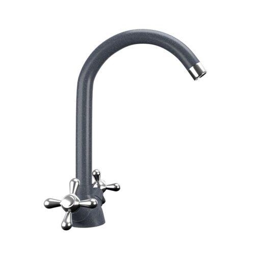Смеситель для кухни Ulgran U-012-343, антрацит
