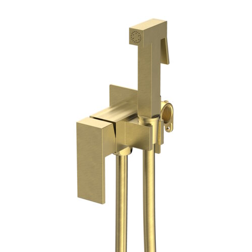 Гигиенический душ со смесителем Splenka S98.52.03, сатин золотой