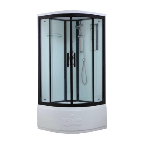 Душевая кабина Timo Standart Black T-6600B, 100x100x220