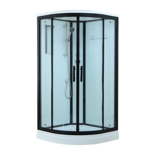 Душевая кабина Timo Standart Black T-6601B, 100x100x220