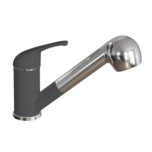 Смеситель для кухни с выдвижным изливом Dr. Gans Соната 319.04L.1223.407, черный