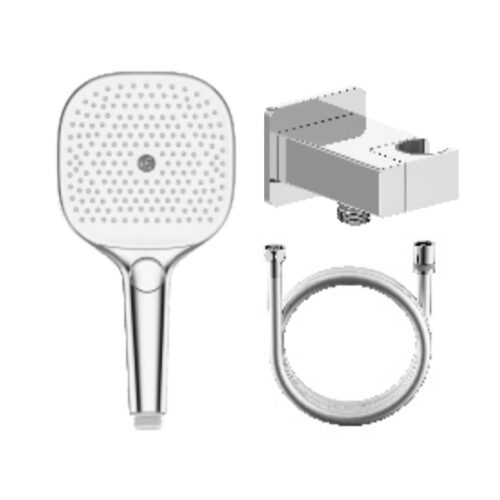 Лейка для душа с держателем (с подключением шланга) и шлангом Raglo R476.40, хром