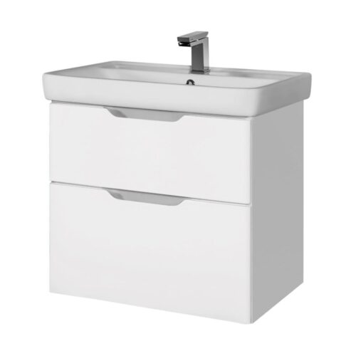 Тумба под раковину подвесная Dreja Q 70 см, белый