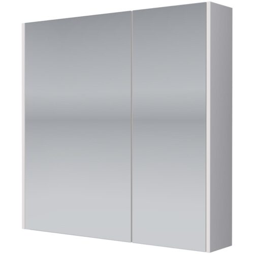 Зеркальный шкаф Dreja Prime 70 см, белый