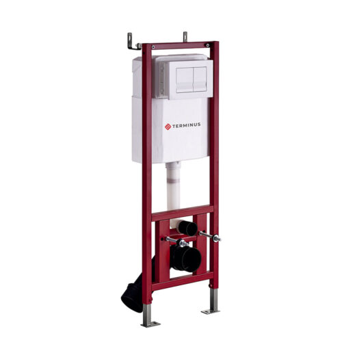 Система инсталляции для подвесного унитаза 4 в 1 Terminus, с клавишей