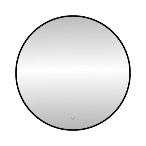 Зеркало с подсветкой LED Fixsen FX-1080B круглое 80х80 см, черное