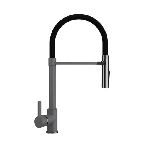 Смеситель для кухни Ulgran U-024-342, графит