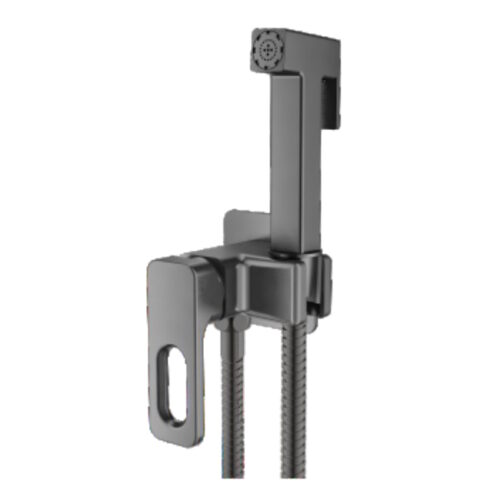 Гигиенический душ со смесителем встраиваемый Raglo R51.52.09, графит