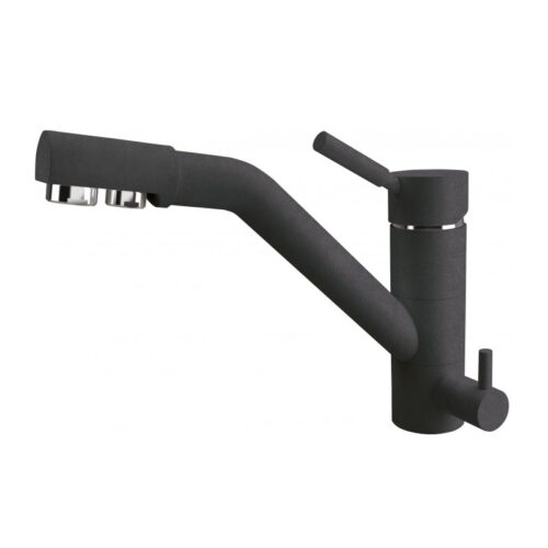 Смеситель для кухни с подключением фильтра Dr. Gans Дуэт 339.07L.2123.411, графит