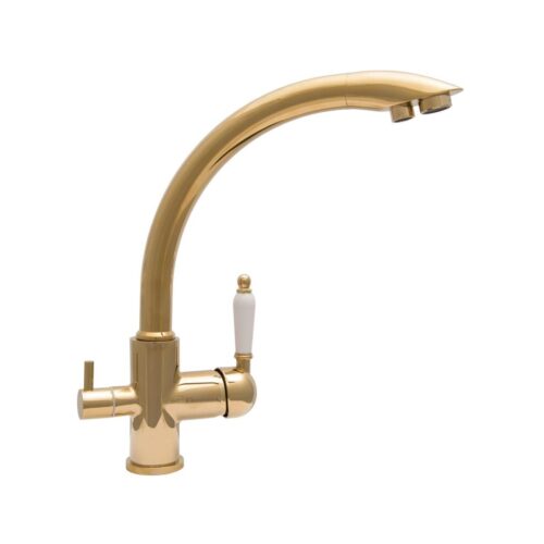 Смеситель для кухни с подключением фильтра Florentina ШАЛЕ 333.28H.2113.710, золото