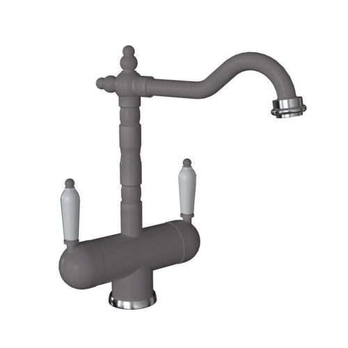 Смеситель для кухни с подключением фильтра Florentina АРИЯ 333.21H.2113.305, грей