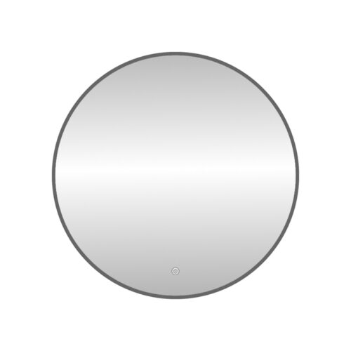 Зеркало с подсветкой LED Fixsen FX-1060F круглое 60х60 см, графит