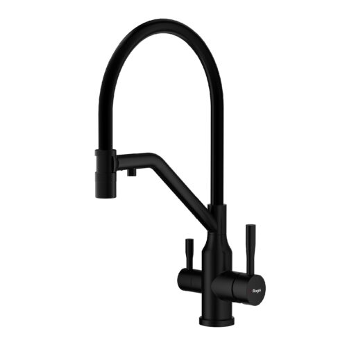 Смеситель для кухни с подключением фильтра Raglo R81.62.06, черный