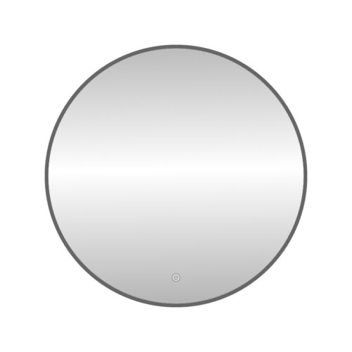 Зеркало с подсветкой LED Fixsen FX-1070F круглое 70х70 см, графит